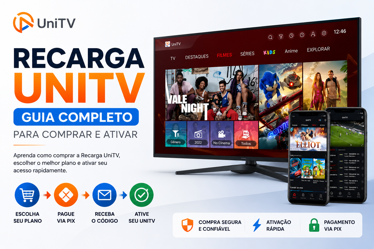 Como Comprar Recarga UniTV de Forma Simples e Segura